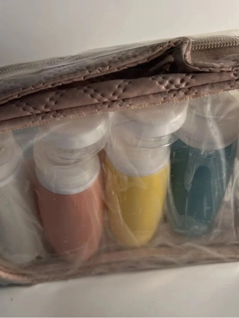 Travel Silicone Refillable Bottles Set - Multicolor